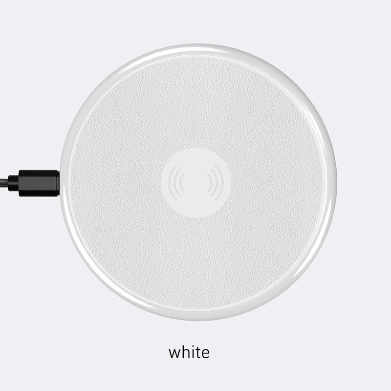 White CASEIER Qi 5 Вт Быстрое беспроводное зарядное устройство для iphone 8 Plus XS Max USB зарядное устройство беспроводной коврик портативный Quick Charge 3,0 для samsung S9 - Тип штекера: White