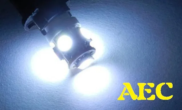 100x грузовик 24 В светодиод T10 194 168 W5W 5 SMD 5050 5SMD Светодиодная лампа с клиновидным