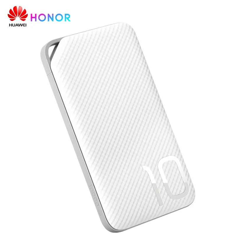 Huawei Honor, портативный внешний аккумулятор 10000 мАч, 5 В, 2 А, внешний аккумулятор для iPhone, Xiaomi, huawei, Oneplus, двойное зарядное устройство USB