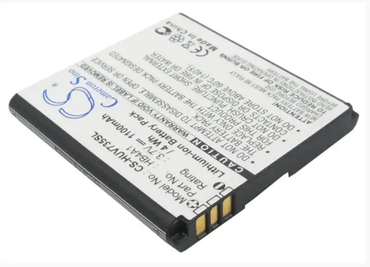 Аккумулятор Cameron Sino 1100 мАч для мобильного телефона HUAWEI U6100 V735 V736 HB4A1