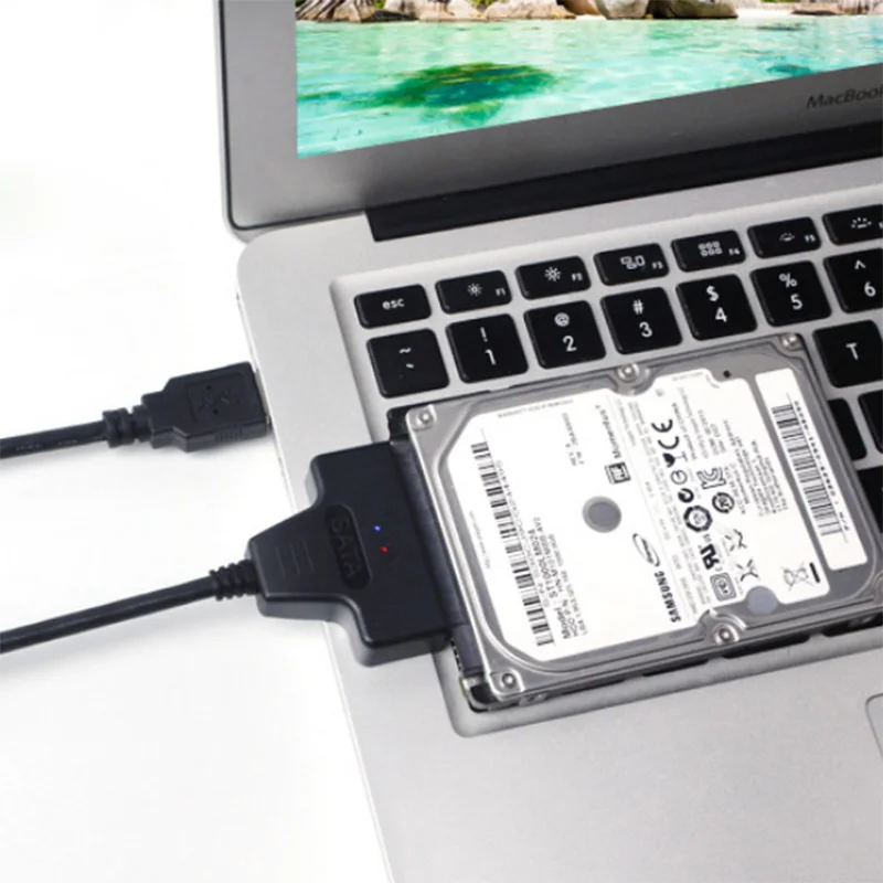 USB 3 0 SATA кабель Sata к адаптер Поддержка 2 5 дюймов внешний SSD HDD жесткий диск 22 Pin III
