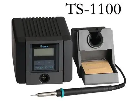 Быстрая TS1100 Интеллектуальная паяльная станция leadfree 90 Вт термостатический