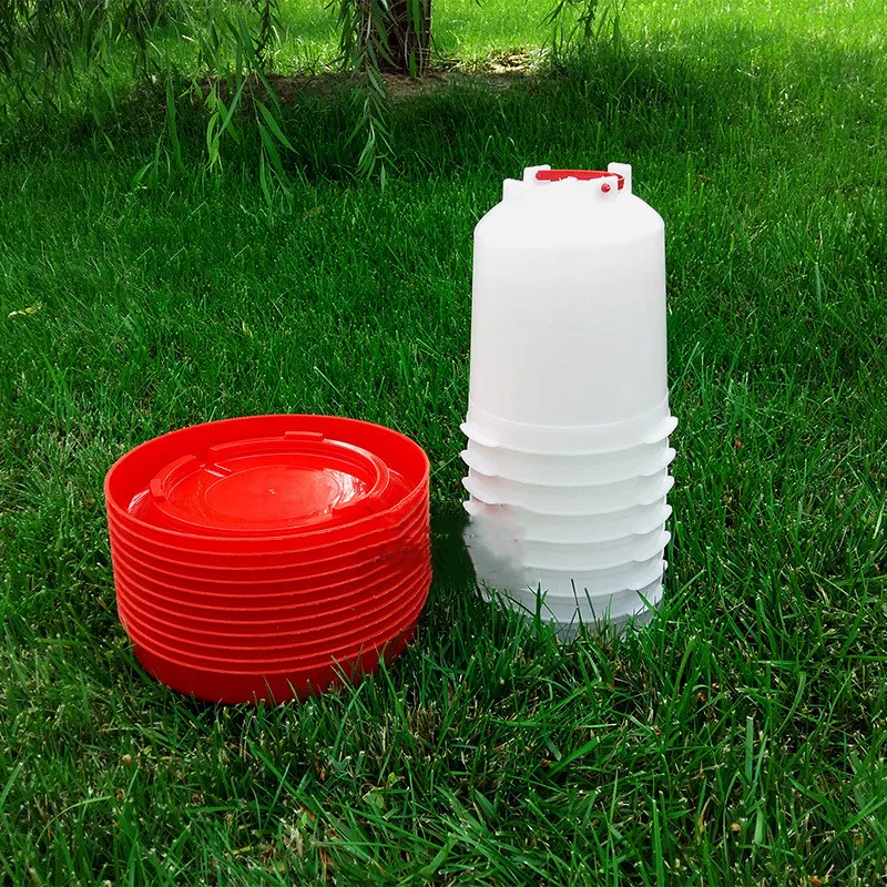 1.5L пластиковая кормушка для цыплят, курица, поилка для птиц, поилка для питья питьевой воды, кормушка для перепелиных котелков, товары для животных