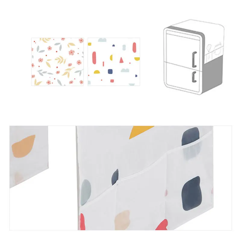 Домашний водонепроницаемый пылезащитный чехол для холодильника с сумкой