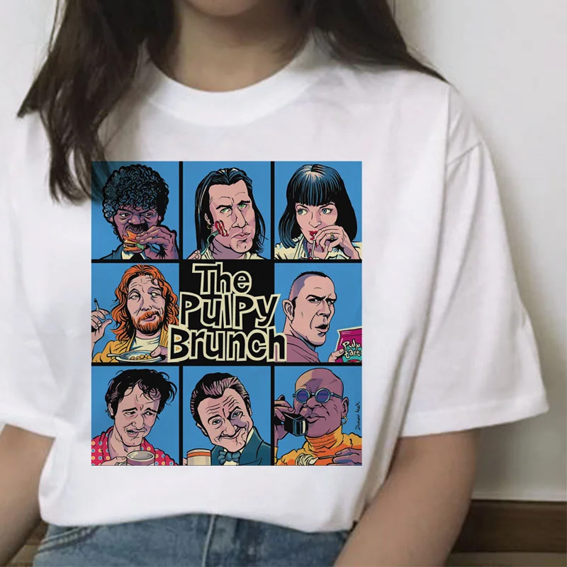 Женская футболка из целлюлозы одежда в стиле Харадзюку женская ulzzang graphic femme