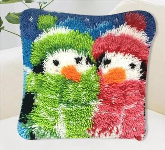 Новый 3D Снеговик защелка крюк подушки наборы подарок Сделай Сам Рукоделие