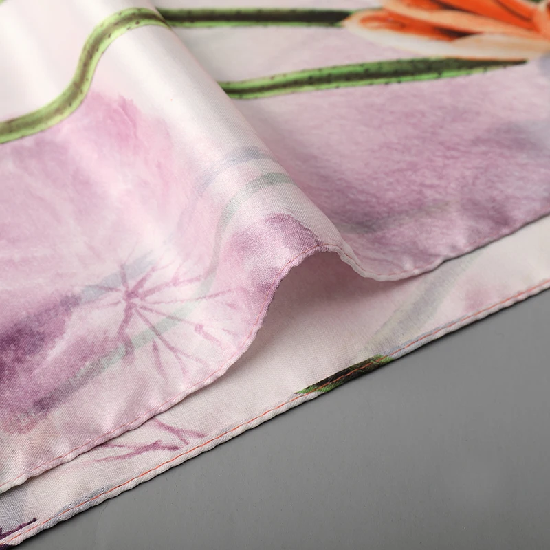 

[FEILEDIS] 2017 Silk Scarf Fashion Women's Shawl Multi-purpose Scarf Double-sided Replacement Use Scarf Series FD005