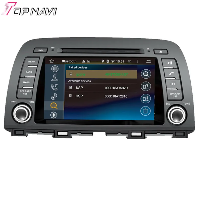 Автомобильный GPS-навигатор Topnavi Авторадио на платформе Android 6 0 с экраном 8 дюймов и