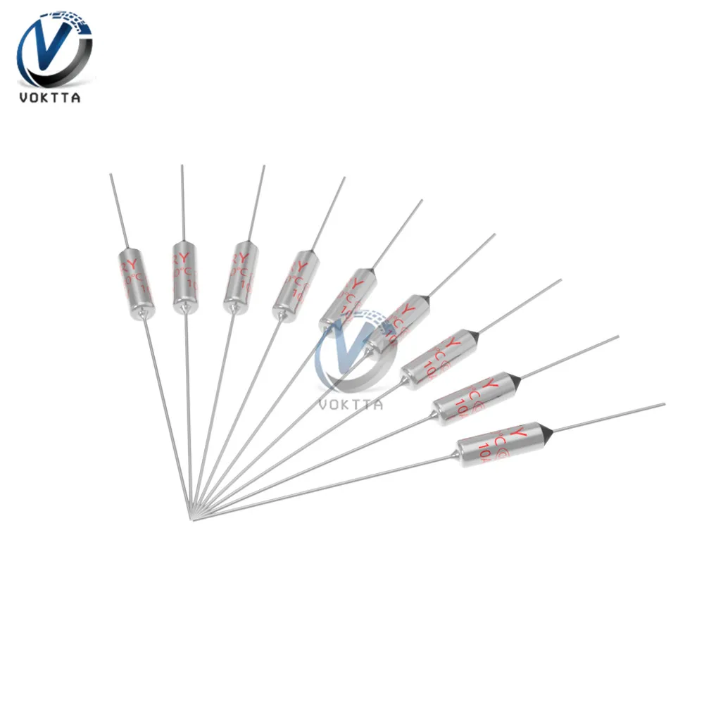 10 шт. комплект термопредохранителей RY/TF Fusibles Auto 10A 250V 60 280 ℃ температура 65 90 120 121 130