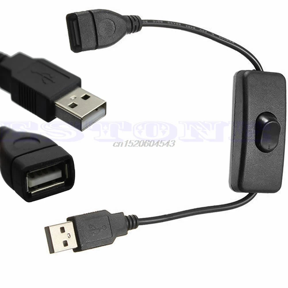 Новый USB кабель с переключателем вкл/выкл переключатель управления питанием для