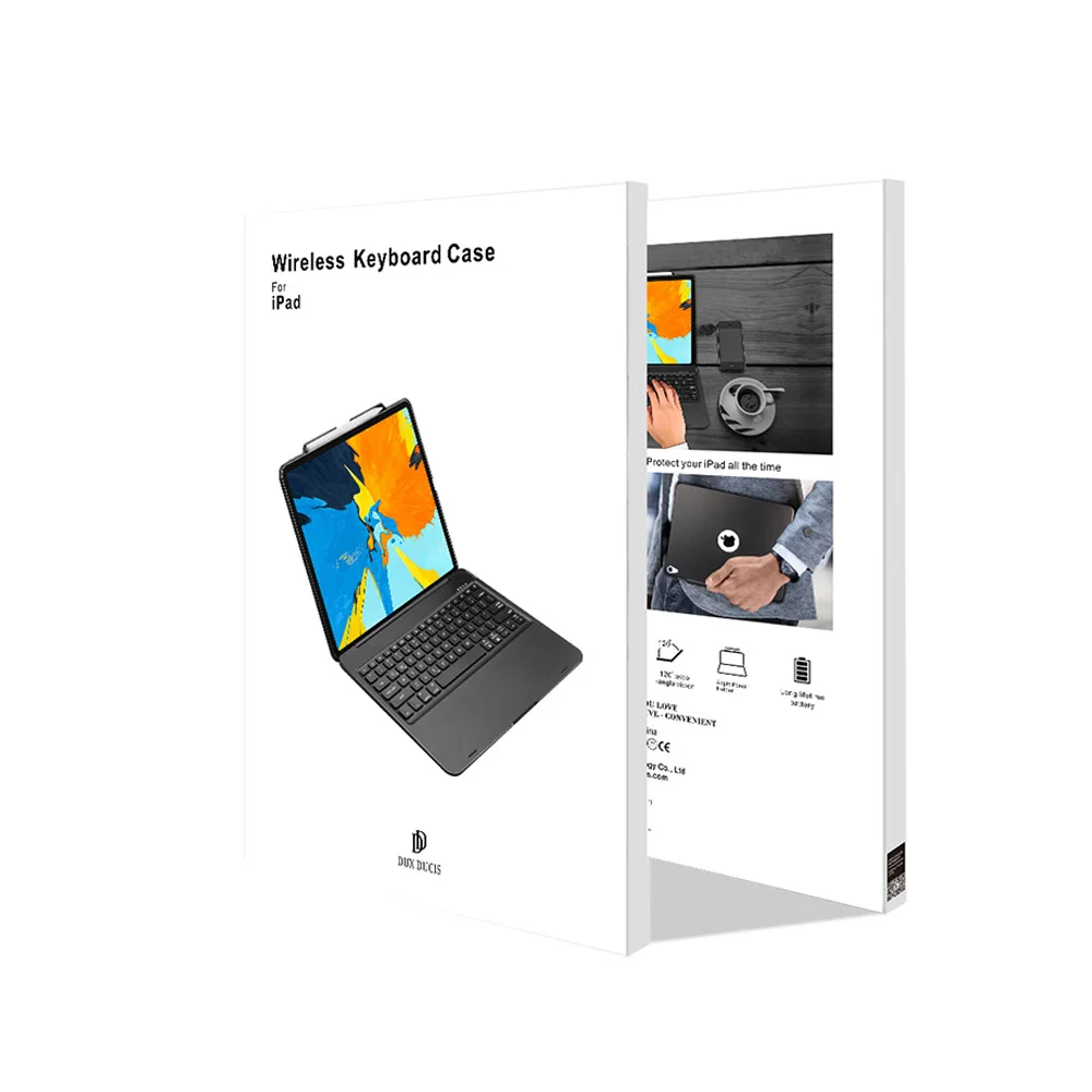 DUX DUCIS флип беспроводной Чехол для iPad Pro 12 9 2018 Смарт Bluetooth клавиатура планшет чехол