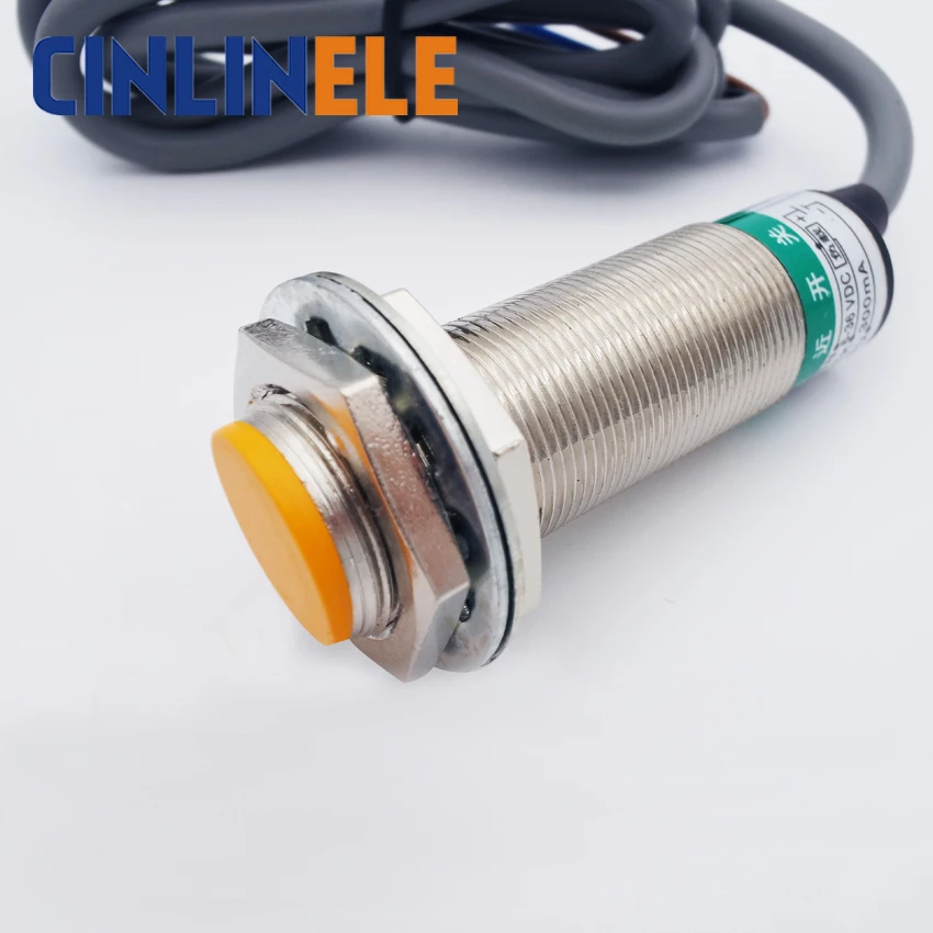 

M24 LJ24A3-8-Z/AY 8mm 6V-36V sensing DC PNP NC prism shape inductive Screen shield proximity sensor switch LJ24A3 series