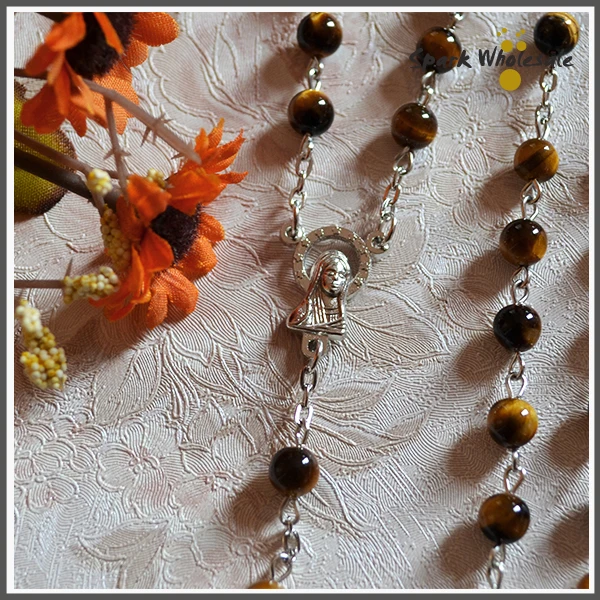 10 шт./лот роскошный религиозный 6 мм натуральный желтый тигровый глаз бусины