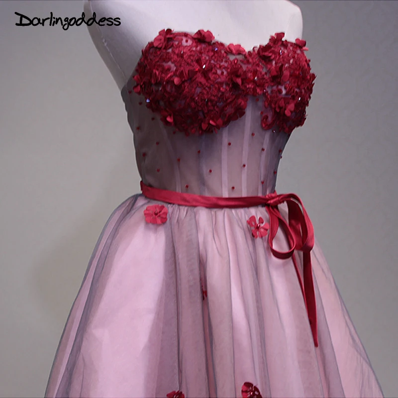 Новинка 2017 розовое кружевное коктейльное платье из тюля короткие платья для