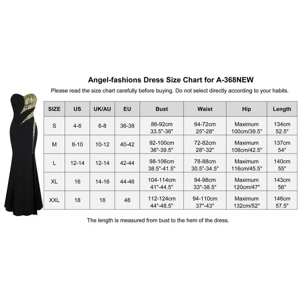 Длинное обл.платье для вып.вечера Angel-Fashions, длинное облегающее платье с разрезом, украшенное золотыми блестками, для выпускного вечера, модель 368