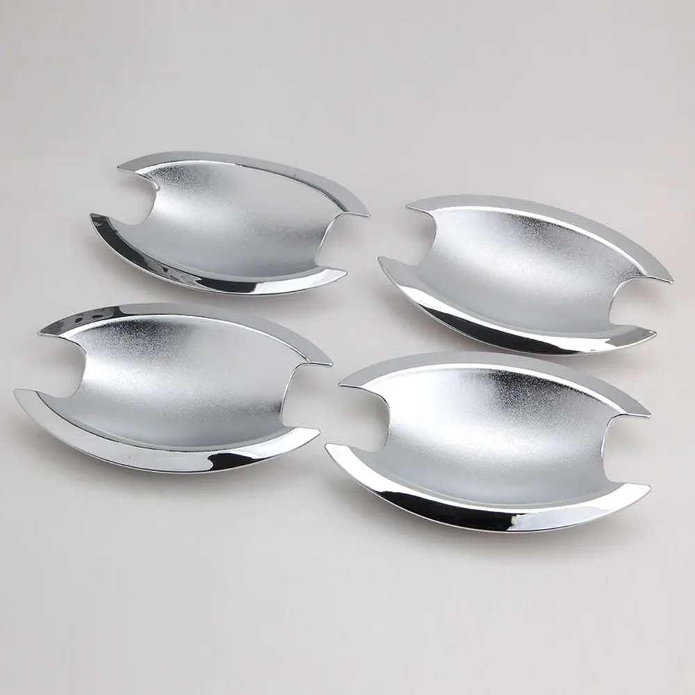 

BBQ @ FUKA Подходит для Nissan X-TRAIL XTRAIL 2008-2013, хромированная дверная ручка из АБС-пластика, чаша, крышка, отделка