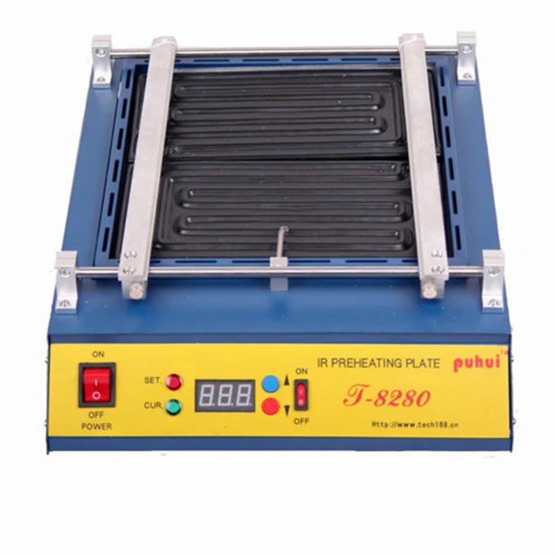 T8280 IR паяльная станция 220v или 110V T 8280 PCB Preheater SMD Rework Preheat Station|Электрические