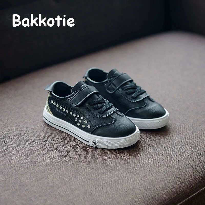 Bakkotie 2017 Новая мода Демисезонный для маленьких мальчиков повседневная обувь