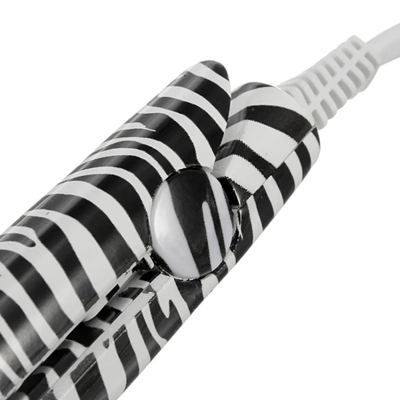Electronic 2015 New Professional Hairstyling Mini Portable Ceramic Flat Zebra Hair Straightener Irons Styling Tools |