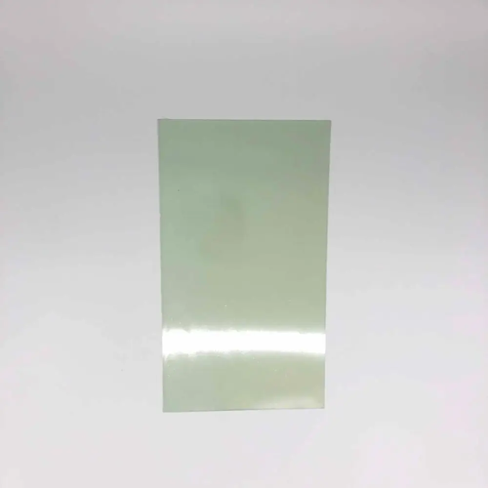 Water Green Черный желтый стекловолокно шаблон доска лист эпоксидное стекловолокно G10 FR4 стекловолокно пластина для DIY нож ручка материал 300x170 мм - Цвет: Water Green