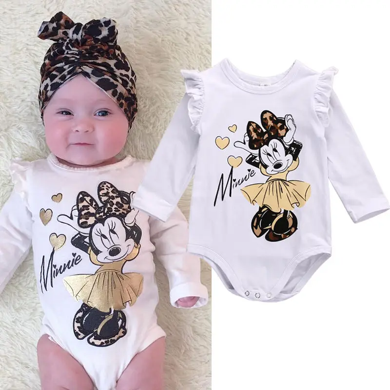 Детское хлопковое боди с длинным рукавом на возраст 0 18 месяцев|cartoon bodysuit|baby cotton
