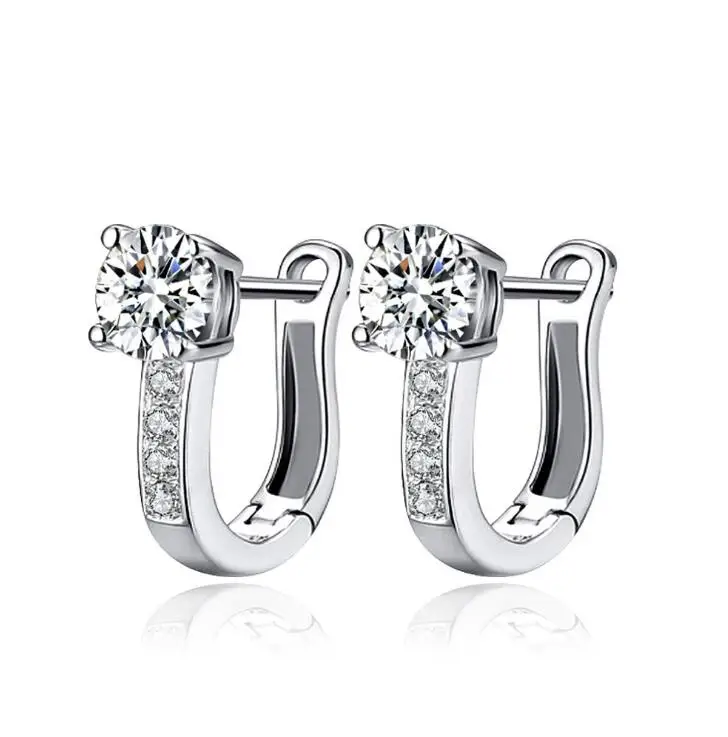 earring 9 Серьги с кристаллом Pendientes женские серьги-гвоздики в виде Orecchini Oorbellen Для женщин ювелирные изделия с цирконием, серьги-гвоздики для Для женщин Brinco - Окраска металла: earring 9