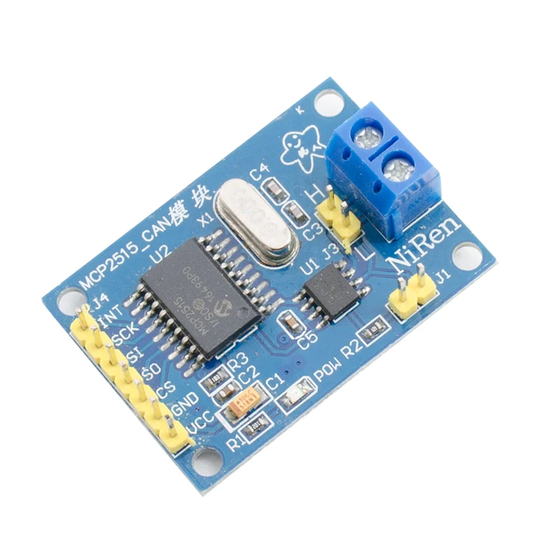 MCP2515 CAN Bus модуль TJA1050 приемник SPI для 51 MCU контроллер рычага|spi module|spi controllerc c |