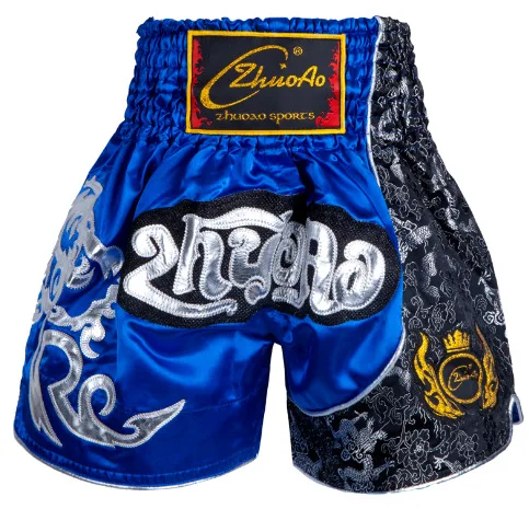MMa Tiger Muay Thai Mens Kickboxing Shorts Kids Boys Kick Boxing Fight Grappling Trunks Children Fitness Gym Training Sportswear | Спорт и