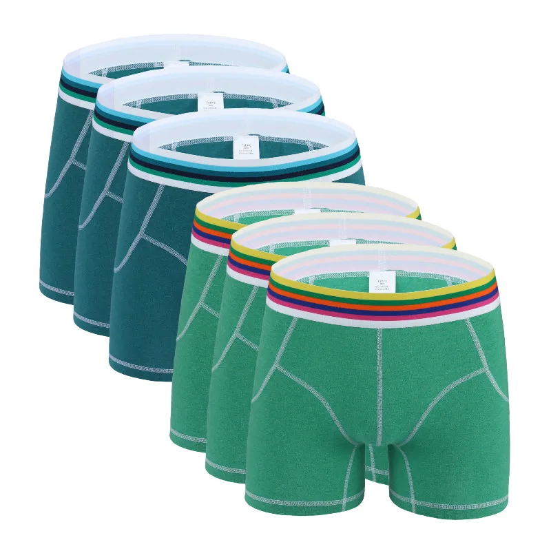 6 Pcs 0520 Mix A23 6 шт./партия, горячее Брендовое модное сексуальное мужское нижнее белье из хлопка высокого качества, мужские трусы-боксеры, мужские трусы, большие размеры - Цвет: 6 Pcs 0520 Mix A23