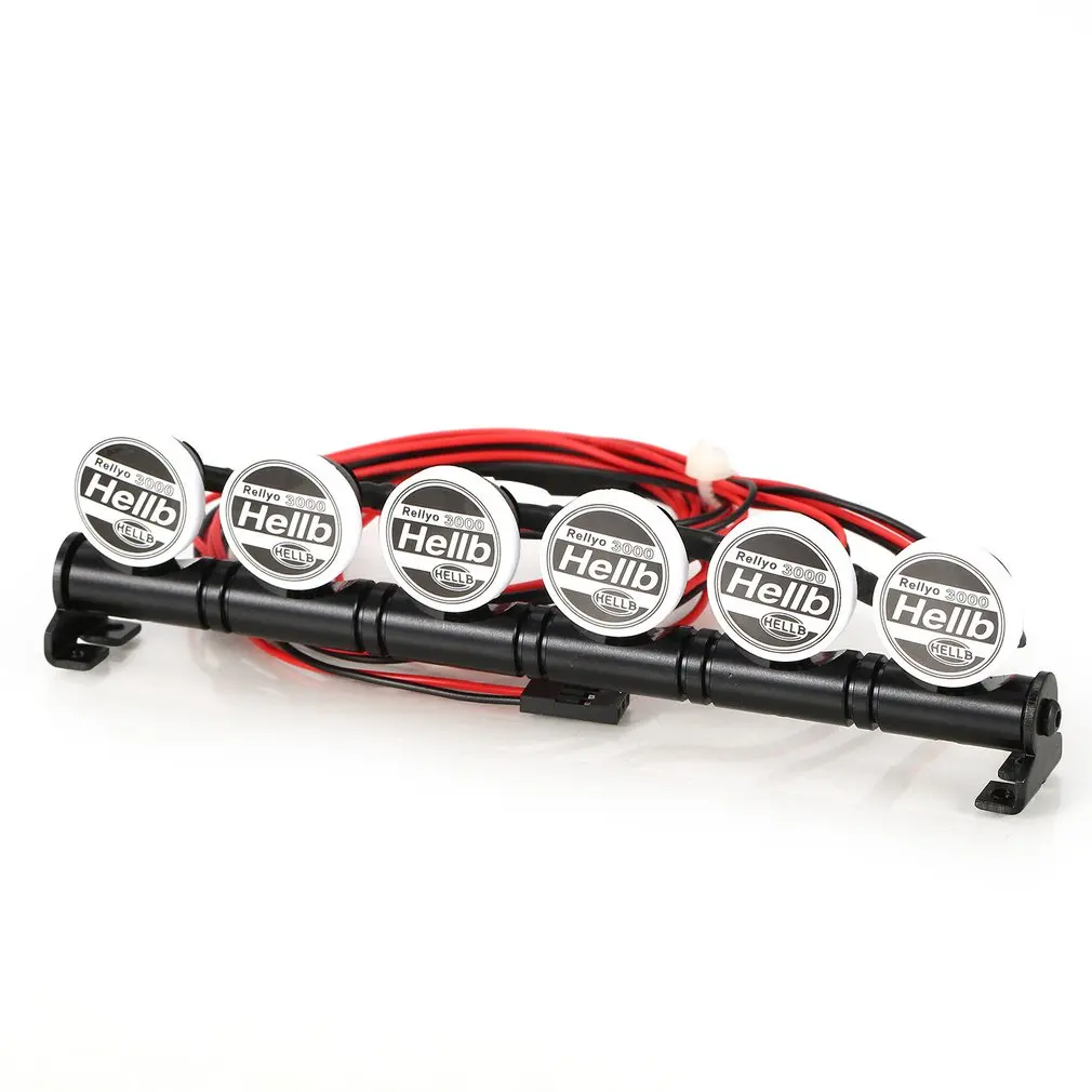 145 M Multi-Функция 6 светодиодный свет бар для Traxxas HSP Redcat Rc4wd Tamiya осевой Scx10 D90 RC