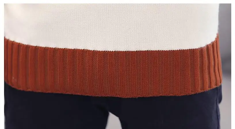 

Fall and winter high-collar sweater Korean version of the new style knitted trend personality 2020 handsome Jersey thicker men
