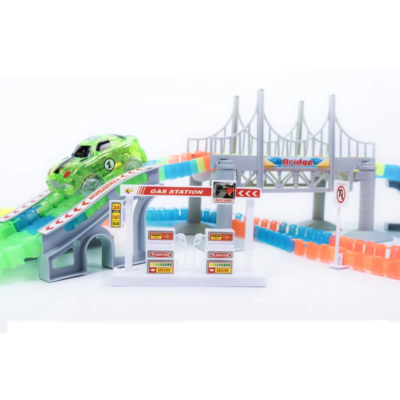 Новый волшебный трек светящийся гоночный в темноте автомобиль аксессуары для