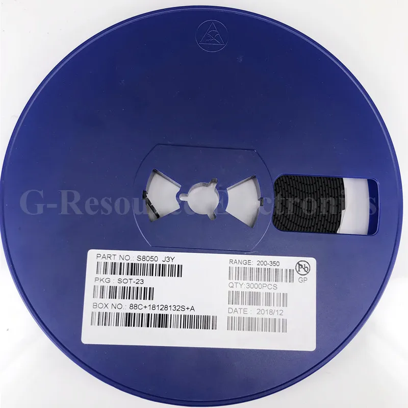 (100 шт.) S8050 J3Y СОТ 23 Силовые транзисторы NPN SMD Триод сигнала Новый оригинальный