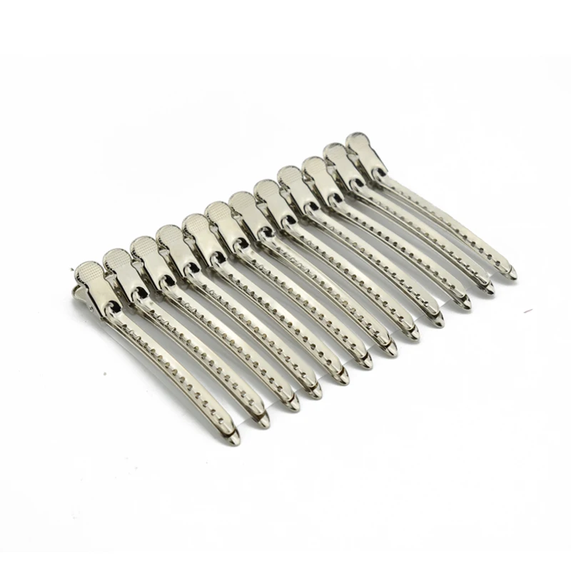 6 шт./компл. Заколки для волос Нержавеющая сталь Pro салон Серебряный