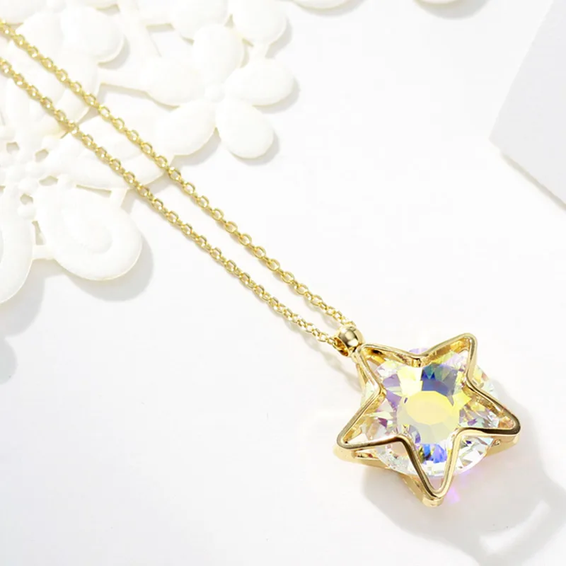 Neoglory ювелирные изделия австрийский кристалл светильник желтый золотой цвет