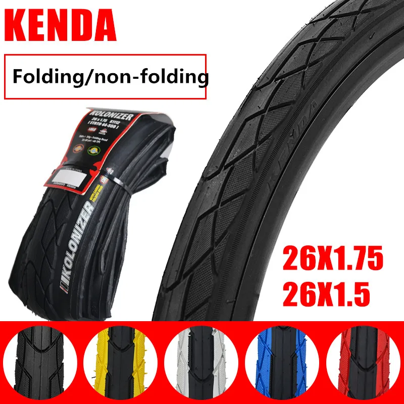 Велосипедная шина KENDA k1112 горный велосипед 26*1 5/1 75 непрокалываемая Складная/не