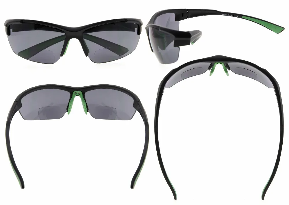 SG901 Eyekepper TR90 спортивные половина оправы двухфокусные солнцезащитные очки Бейсбол работает во время вождения и рыбалки Гольф Софтбол пеший туризм, чтение