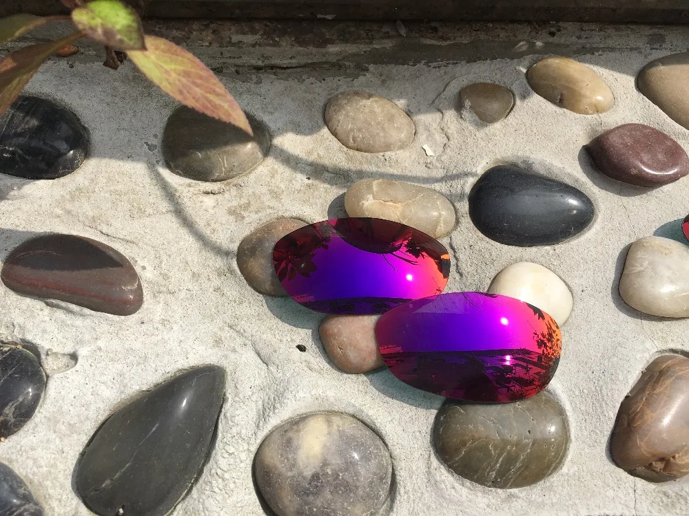 2 пары огненных и фиолетовых красных поляризованных сменных линз для очков Monster Dog