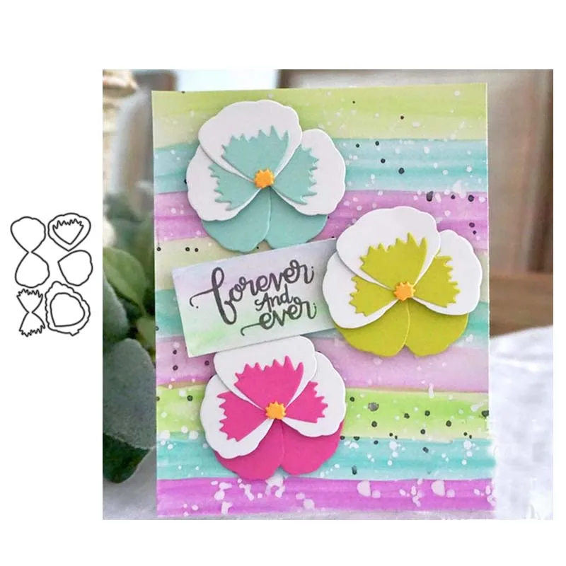 ЦВЕТОК № 3 металлические Вырубные штампы венок вырезание штамповка украшение