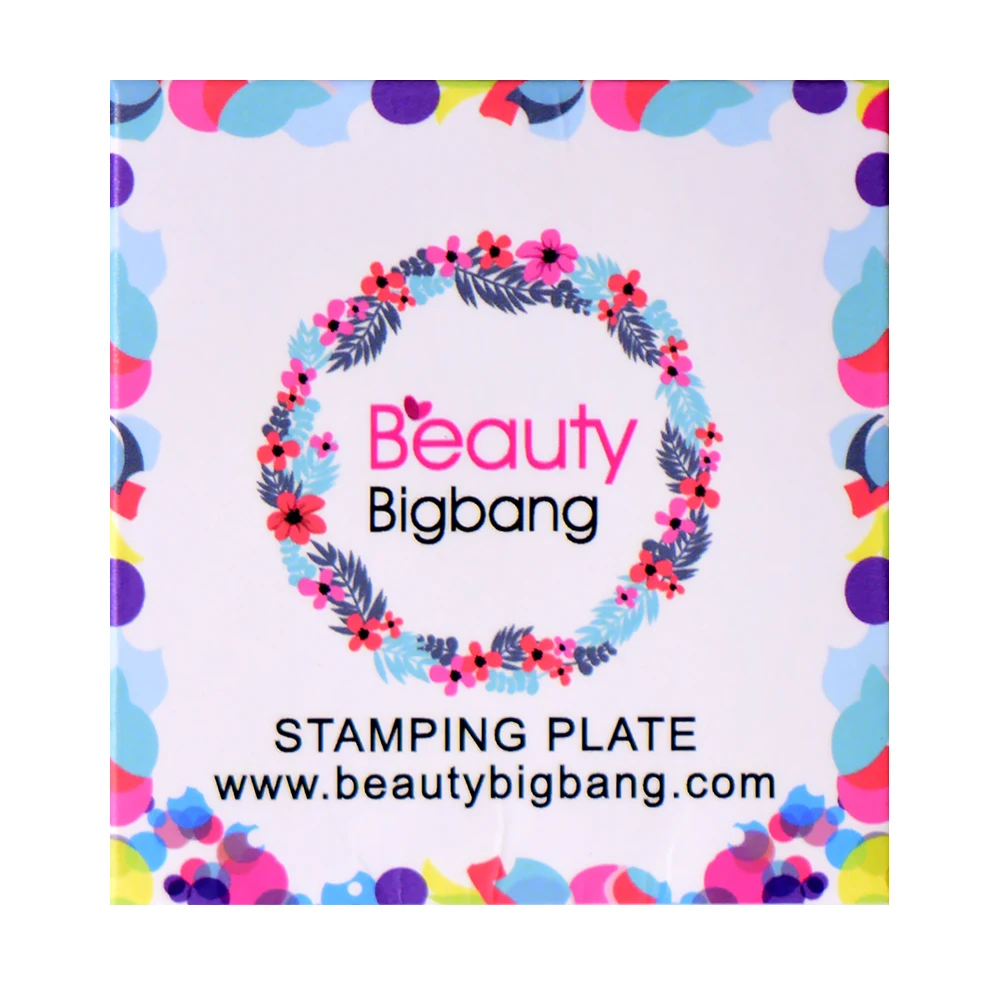 1 шт. BeautyBigBang 6*6 см квадратная пластина для штамповки ногтей Хэллоуин летучая мышь Паучья Паутинка череп тема ногтей arttemblate изображения пластины BBB-01