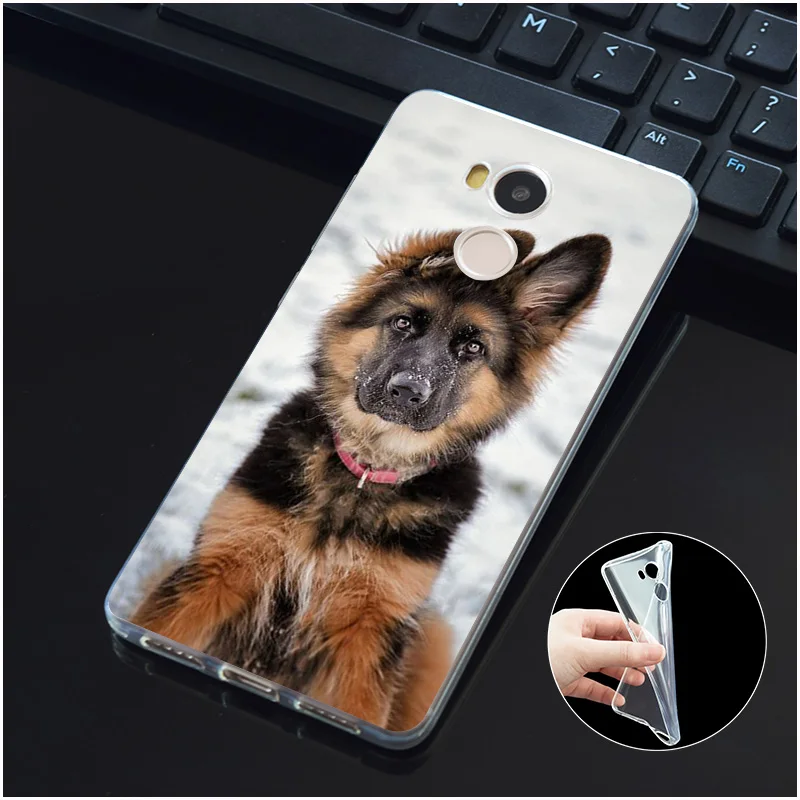 DREAMFOX M497 German Shepherd Soft TPU Silicone Case Cover For Xiaomi Redmi Note 3 4 5 Plus 3S 4A 4X 5A Pro Global |