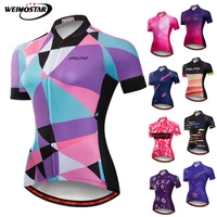 weimostar women summer short sleeve cycling jersey shirt outdoor road mtb bike jersey top bicycle clothes ropa maillot ciclismo