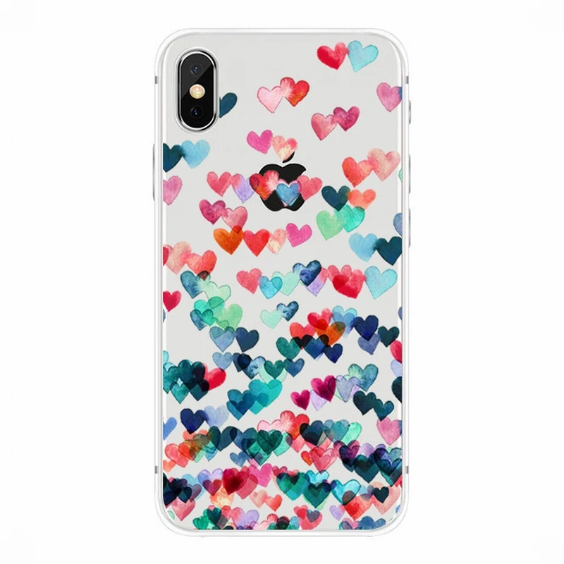 Чехол для Funda iPhone 6 чехол 5 5S 5C 6S 7 Plus X милый из мягкого ТПУ Оригинальный 8 |