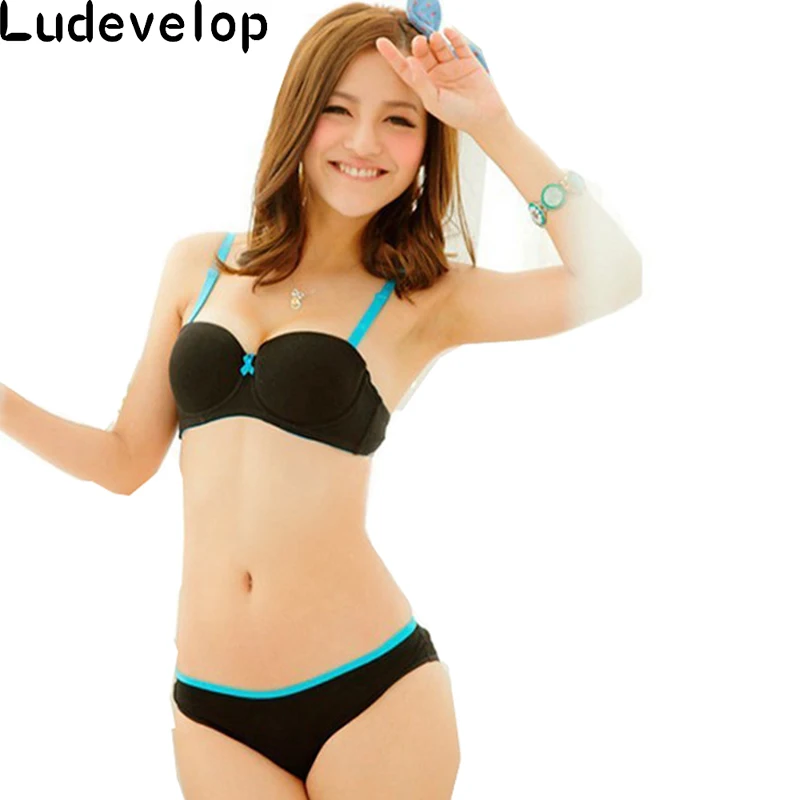 6 цветов интимные против Марка Push Up Sexy Половина чашки бюстгальтера Наборы для