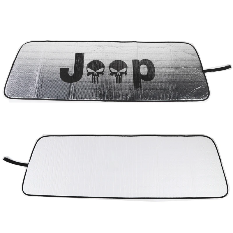 Автомобильный солнцезащитный козырек для лобового стекла HYZHAUTO Jeep Wrangler TJ JK JL 1997-2018