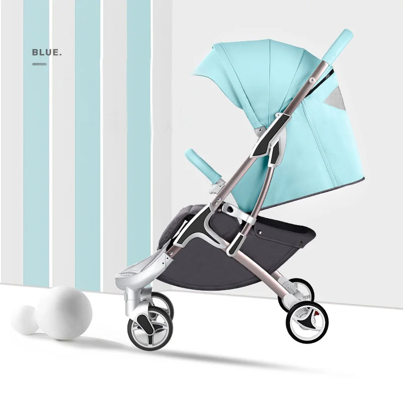 Горячая Mom-M19 коляска прогулочная может сидеть или сложить детская прогулочная коляска может взять самолет Россия Новинка - Цвет: colour2