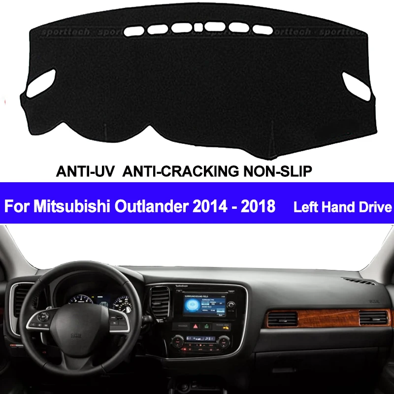 Чехол для приборной панели автомобиля TAIJS коврик анти УФ Mitsubishi Outlander 2014 2015 2016 2017