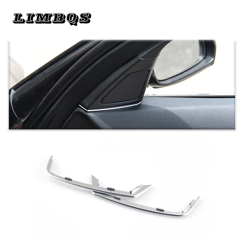 2 шт. хромированные наклейки для динамиков F10 F11 BMW 5 Series 2010 2013 520li 525 530 ABS|Лепнина