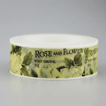 

1.5cm*10m Lovely Rose Washi Tape DIY decoration Scrapbooking Sticker Label Masking Tape School Office Supply