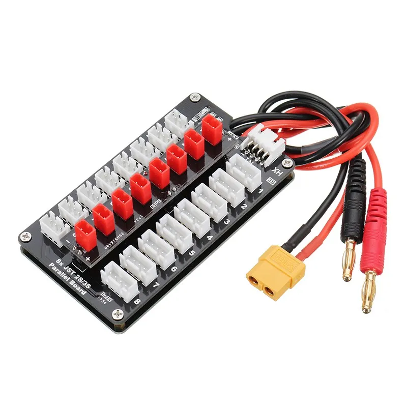 Параллельная зарядная плата G.T.Power 2 3S JST Plug Para Board для IMAX B6 ISDT Q6 D2 зарядное